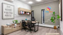 design office mockup and customize zoom virtual backgrounds