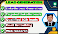 do qualified b2b leads, email list building and linkedin lead generation