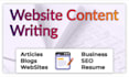 write content for your website