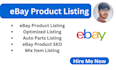 do ebay auto motors, auto parts listing, ebay data entry