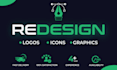 design, recreate, update, convert to vector and modify your current logo