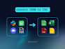 convert json to CSV excel, slack, whatsapp chats data conversion