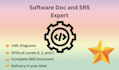 make srs document and uml diagrams dfd erd class diagram ssd