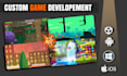 make 2d custom games including art and design from your idea