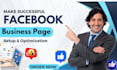 facebook page create and setup, design professional page