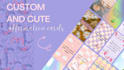 design custom cute affirmation, motivational cards