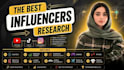 find the best instagram, tiktok, and youtube influencer list