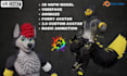 make quality 3d furry vrchat model, vtuber, vseeface, fursona avatar