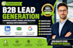 target b2b linkedin leads and email list building