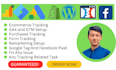setup google analytics 4, conversion tracking, ga4, ecommerce tracking and GTM