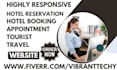 design hotel booking tourism travel vacation airbnb booking appointment website