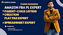create amazon fba product listing via flat file, variation listings, fix issues