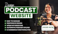 design a attractive podcast website
