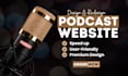 design a attractive podcast website