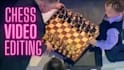 do chess video editing with moves animation
