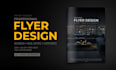 design flyer, magazine ad or print ad with print ready files