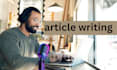 write SEO article crypto, blockchain web3 nfts content defi blogpost
