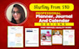 design custom planner, journal, and calendar designs