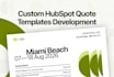 build custom hubspot quote templates with CRM integration