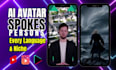 create ai spokespersons video