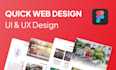 create a quick figma web design