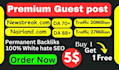 write publish article ,premium guest post service on newsbreak for link building