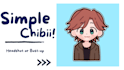 draw simple chibi headshot and bust up