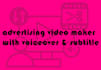 do advertising video maker with voiceover