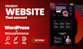 design a responsive wordpress landing page or woocommerce website that converts
