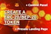 create a erc 20 and bep 20 token