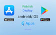 build and upload ios and android apple store and play store