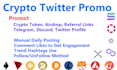 do crypto twitter x promotions