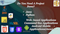 do computer science java and python programming tasks and projects
