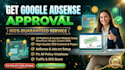 make website and add google adsense ads with seo traffic