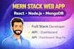 build mern stack web application using react node js