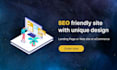 do a SEO friendly and responsive website or landing page or ecommerce