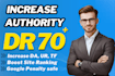 increase domain rating ahrefs DR via high authority link building seo backlinks