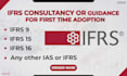 provide ifrs consultancy or first time adoption implications