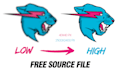 make a low resolution to high resolution increase quality