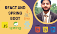 design web application using spring boot, hibernate ,reactjs and nextjs