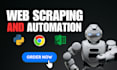 do data scraping, web scraping using python