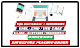 handle sql databse, queries, uml, class, erd, sequence diagram
