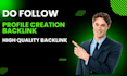 boost your SEO with expert profile creation backlink service