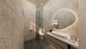 do bathroom interior design in 3d with a realistic render