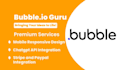 create bubble saas web app and figma to bubble saas responsive bubble website