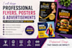 design professional flyers, posters and advertisements
