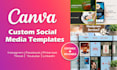 design a canva templates for your social media posts