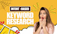 research profitable intent based SEO keywords with low kd and high CPC