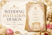 design an elegant wedding invitation card