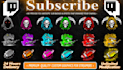 create awesome twitch sub badges or emotes and bit badges